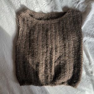Hand-Knit Sweater Vest